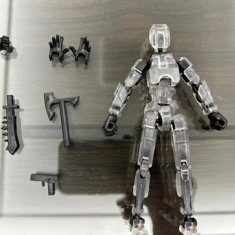 Boneco de Ação Multi-Articulado T13 3D Printed (Modelos)