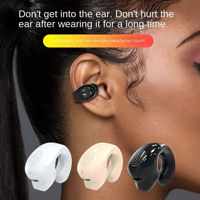 Fones de ouvido sem fio Bluetooth 5.3 Microfone Único intra-auricular Esportivo à prova d'água TWS viva-voz