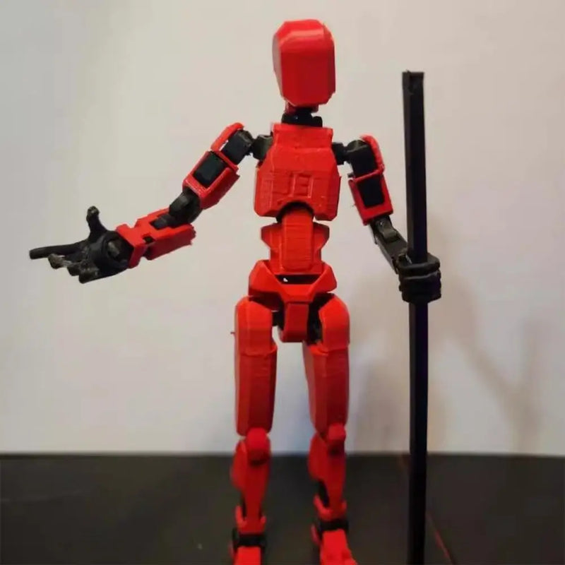 Boneco de Ação Multi-Articulado T13 3D Printed (Modelos)